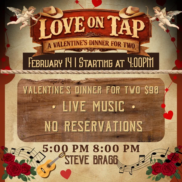 Valentines Day 2026 at Copper Brothel Brewery in Sonoita