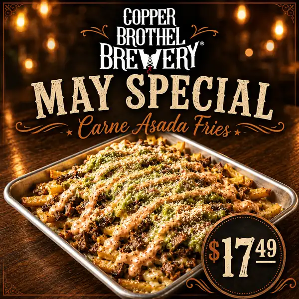 Copper Brothel Brewery May 2026 Monthly Special