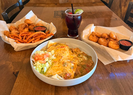 September 2026 special at Copper Brothel Brewery, Mexican Burger