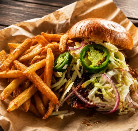 Serrano chicken sandwich